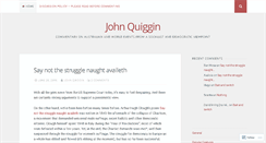 Desktop Screenshot of johnquiggin.com